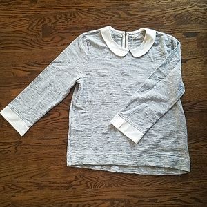 J. Crew Gray Blouse